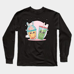 Kawaii Drink Long Sleeve T-Shirt